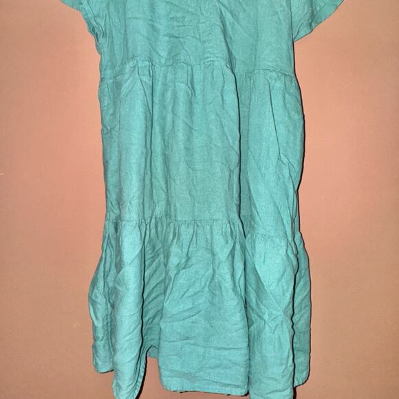 Universal Thread Linen Blend Green Dress - Size Small - Picture 5 of 7